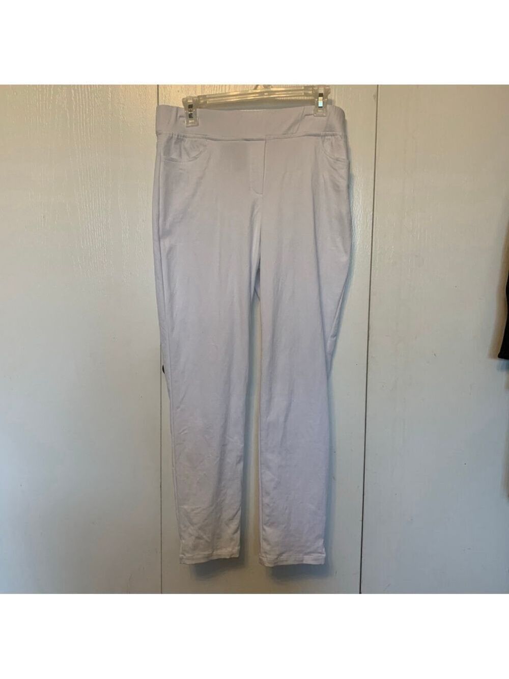 Women's Soft Works White Ankle & Cropped Pants Size 10